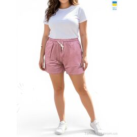 Фотография Шорты женские Лето 309-1 пудра (3 шт. р.сетка XL-3XL) "Sport style" недорого оптом от прямого поставщика