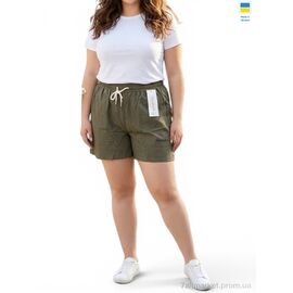 Фотография Шорты женские Лето 316 хакі (5 шт. р.сетка XL-5XL) "Sport style" недорого оптом от прямого поставщика