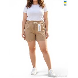 Фотография Шорты женские Лето 316 бежевий (5 шт. р.сетка XL-5XL) "Sport style" недорого оптом от прямого поставщика