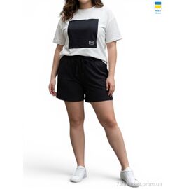 Жіночий костюм Літо 10269 т.сірий (4 шт. р.сітка2XL-5XL) "Sport style" недорого оптом від прямого постачальника