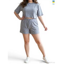 Жіночий костюм Літо 1249 сірий (4 шт. р.сіткаS-XL) "Sport style" недорого оптом від прямого постачальника