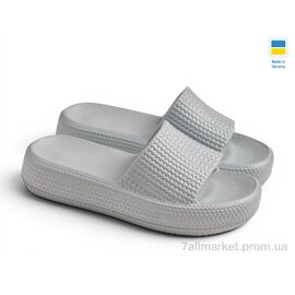 Фотография Шлепки женские облегченные Лето ДС78 сіро-блакитний (8 пар р.36-41) "Rai shoes" недорого оптом от прямого поставщика