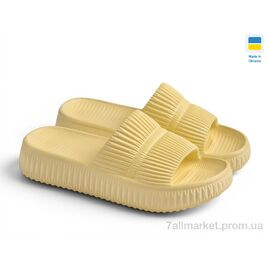 Фотография Шлепки женские облегченные Лето ДС79 св.жовтий (8 пар р.36-41) "Rai shoes" недорого оптом от прямого поставщика