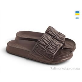 Шльопанці жіночі полегшені Літо ДС81 шоколад (8 пар р.36-41) "Rai shoes" недорого оптом від прямого постачальника