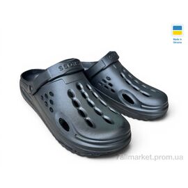 Крокси дитячі літні Літо П026 чорний (6 пар р.36-41) "Rai shoes" недорого оптом від прямого постачальника