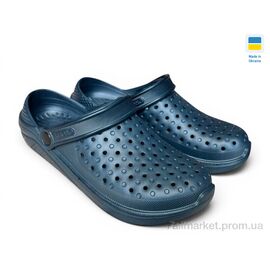 Крокси дитячі літні Літо П025 синій (6 пар р.36-41) "Rai shoes" недорого оптом від прямого постачальника