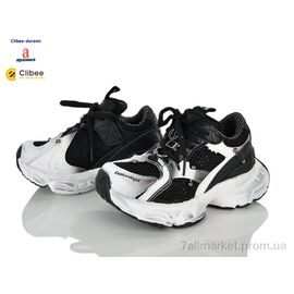 Фотография Кроссовки детские модные Весна/осень BB2760-1 black-grey (4 пар р.27-30) "Clibee-Doremi" недорого оптом от прямого поставщика