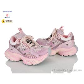 Фотография Кроссовки детские модные Весна/осень BB2760-1 pink-fuchsia (4 пар р.27-30) "Clibee-Doremi" недорого оптом от прямого поставщика
