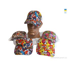 Кепка дитяча Літо 0814 mix (4 шт. р.сітка52-56) "Mabi" недорого оптом від прямого постачальника