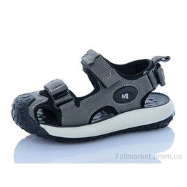 Сандалії дитячі літні Літо ZY019 grey (8 пар р.27-32) "Sportik" недорого оптом від прямого постачальника