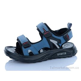 Сандалії дитячі літні Літо ZY014 navy (8 пар р.32-37) "Sportik" недорого оптом від прямого постачальника