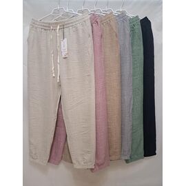 Фотография Штаны женские летние 5223 mix р.8XL-11XL "ZERO" недорого оптом от прямого поставщика