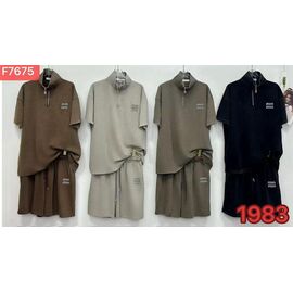 Костюм жіночий F7675 black р.M-XL "FLORA" недорого оптом від прямого постачальника