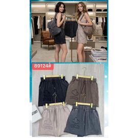Фотография Шорты женские Q89124 brown р.M-XL "FLORA" недорого оптом от прямого поставщика