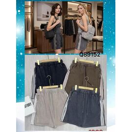 Фотография Шорты женские Q89152 brown р.M-XL "FLORA" недорого оптом от прямого поставщика