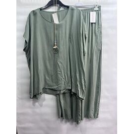 Костюм жіночий E1805 green р.54-58 "Emsweekis" недорого оптом від прямого постачальника