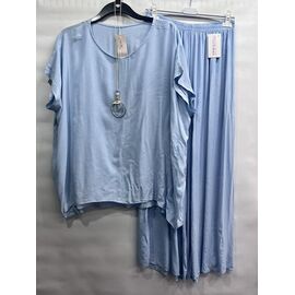 Костюм жіночий E1806 l.blue р.54-58 "Emsweekis" недорого оптом від прямого постачальника