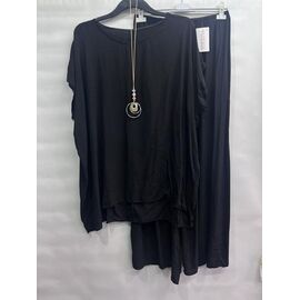 Костюм жіночий E1808 black р.54-58 "Emsweekis" недорого оптом від прямого постачальника