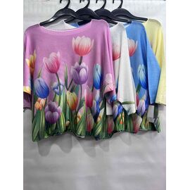 Фотография Свитер женский E1815 pink р.48-52 "Emsweekis" недорого оптом от прямого поставщика