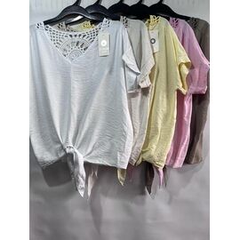 футболка жіноча E1650 beige р.46-50 "Emsweekis" недорого оптом від прямого постачальника