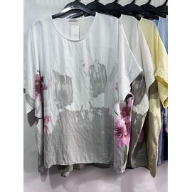 футболка жіноча E1666 l.blue р.54-58 "Emsweekis" недорого оптом від прямого постачальника