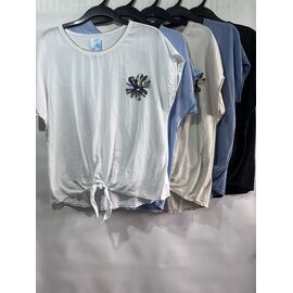 футболка жіноча E1679 l.blue р.50-54 "Emsweekis" недорого оптом від прямого постачальника