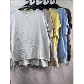 футболка жіноча E1720 l.blue р.54-58 "Emsweekis" недорого оптом від прямого постачальника