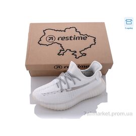 Фотография Кроссовки женские модные Лето JWL22101 white (8 пар р.36-41) "Restime" недорого оптом от прямого поставщика