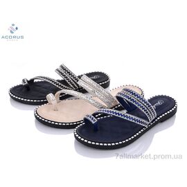 Фотография Шлепки женские облегченные Лето SP11 mix (12 пар р.36-40) "Acorus" недорого оптом от прямого поставщика