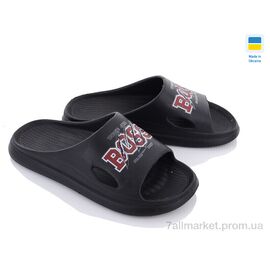 Фотография Шлепки мужские пляжные Лето Крок Укр С79 чорний (6 пар р.41-45) "Vladimir" недорого оптом от прямого поставщика