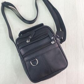 Фотография Сумка мужская CB465 black р.22*20*7.5 "Candy bags" недорого оптом от прямого поставщика