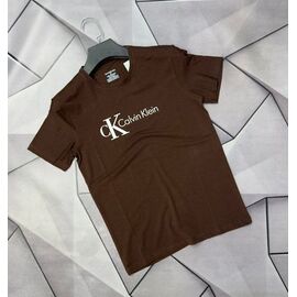 Фотография Футболка мужская 67049 brown р.S-2XL "MACCALI" недорого оптом от прямого поставщика