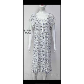 Нічна сорочка жіноча розміри 50-58 (2кв)"FLOWER" купити недорого від прямого постачальника