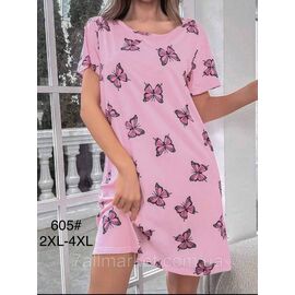 Фотография Платье женское домашнее р-ры 2XL-4XL "FLOWER" купить недорого от прямого поставщика