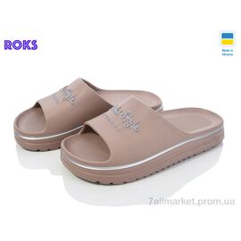Фотография Шлепки женские облегченные Лето Roksol 540-020 (8 пар р.37-40) "Roks" недорого оптом от прямого поставщика