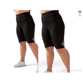 Фотография Велосипедки Лето 5071PU чорний (4 шт. р.сетка 2XL-5XL) "Sport style" недорого оптом от прямого поставщика