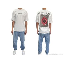 Футболка чоловіча Літо 90551 ekru (5 шт. р.сіткаS-XL) "I8denim" недорого оптом від прямого постачальника