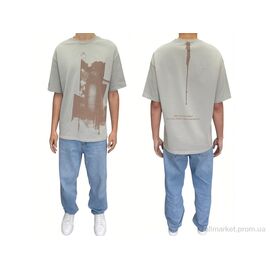 Фотография Футболка мужская Лето 90578 gri (5 шт. р.сетка S-XL) "I8denim" недорого оптом от прямого поставщика