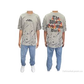 Фотография Футболка мужская Лето 90562 gri (5 шт. р.сетка S-XL) "I8denim" недорого оптом от прямого поставщика