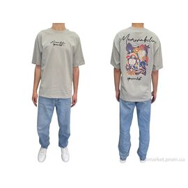 Фотография Футболка мужская Лето 90560 gri (5 шт. р.сетка S-XL) "I8denim" недорого оптом от прямого поставщика
