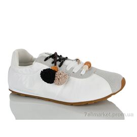 Кросівки жіночі модні Весна/осінь 2028-8 white (8 пар р.36-41) "Violeta" недорого оптом від прямого постачальника
