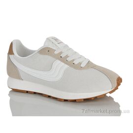 Фотография Кроссовки женские модные Весна/осень 2028-17 beige (8 пар р.36-41) "Violeta" недорого оптом от прямого поставщика
