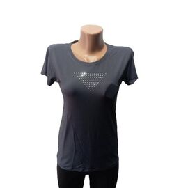 Фотография Футболка женская 93 grey р.S-XL "VICTORY" недорого оптом от прямого поставщика