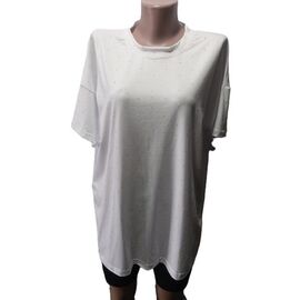 Фотография Футболка женская 20 white р.one size "VICTORY" недорого оптом от прямого поставщика