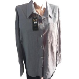 Фотография Рубашка женская 32681 grey р.S-XL "VICTORY" недорого оптом от прямого поставщика