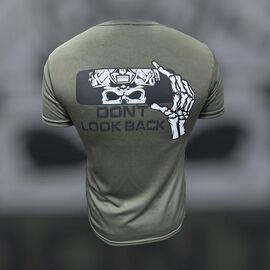 Фотография Футболка мужская 1413 khaki р.M-3XL "Madoka" недорого оптом от прямого поставщика