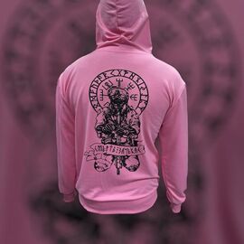 Фотография Худи женское 1415 pink р.M-3XL "Madoka" недорого оптом от прямого поставщика