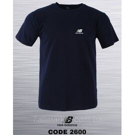 Футболка чоловіча молодіжна New Balance р-ри S-2XL (7кв) "REMAIN" недорого гуртом від прямого постачальника