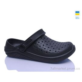 Крокси дитячі літні Літо 025 чорний (6 пар р.36-40) "Lot Shoes" недорого оптом від прямого постачальника