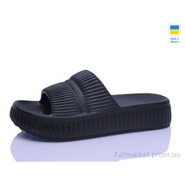 Шльопанці жіночі полегшені Літо N79 чорний (8 пар р.36-41) "Lot Shoes" недорого оптом від прямого постачальника